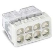 Клемма 8-и проводная 8х(0.5-2.5мм) для распред. коробки (с контактн. пастой «Alu-Plus») WAGO 2273-248