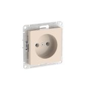 Розетка AtlasDesign 16А без заземл. без шторок быстрозажим. клем. механизм беж. SE ATN000241S