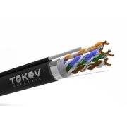 Кабель витая пара F/UTP 4х2х24AWG(0.51мм)+тросс кат.5E PE TOKOV PRO Fluke tested (м) TOKOV ELECTRIC TKP-C05-F42-5E-305-ODC