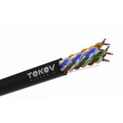 Кабель витая пара U/UTP 4х2х24 AWG кат.5E ССA PE TOKOV Light (м) TOKOV ELECTRIC TKL-C06-U42CCA-5E-305-OD