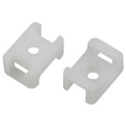 Площадка под хомуты 22х16мм с монтажным отверст. М4 NO-225-305 бел. (уп.50шт) Эра Б0066716