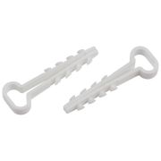 Дюбель-хомут 5-10мм для плоского кабеля NO-224-553 бел. (уп.100шт) Эра Б0066265
