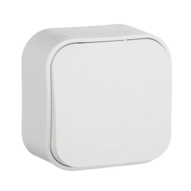 Переключатель проходной 1-кл. ОП Quteo 10А IP20 10AX бел. IEK 782204