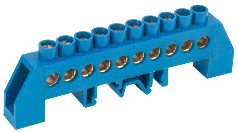 Шина нулевая в комб. DIN-изол. «Стойка» ШНИ-8х12-10-КС-С IEK YNN10-812-10DP-K07