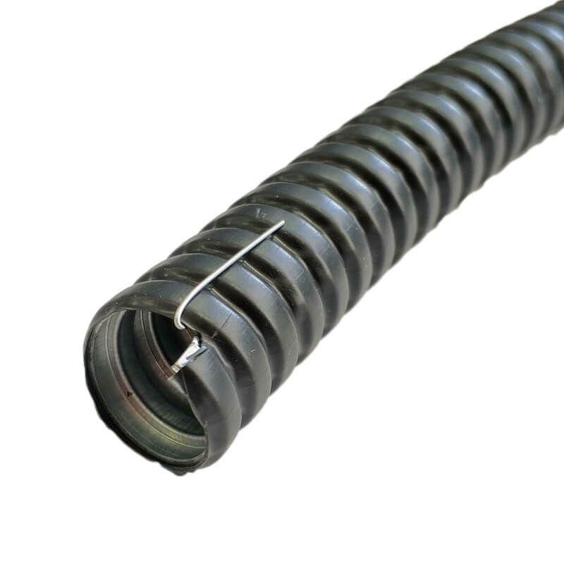 Металлорукав в ПВХ изоляции МРПИ НГ 15 d15мм с протяжкой (уп.50м) ГОФРОМАТИК zeta44402