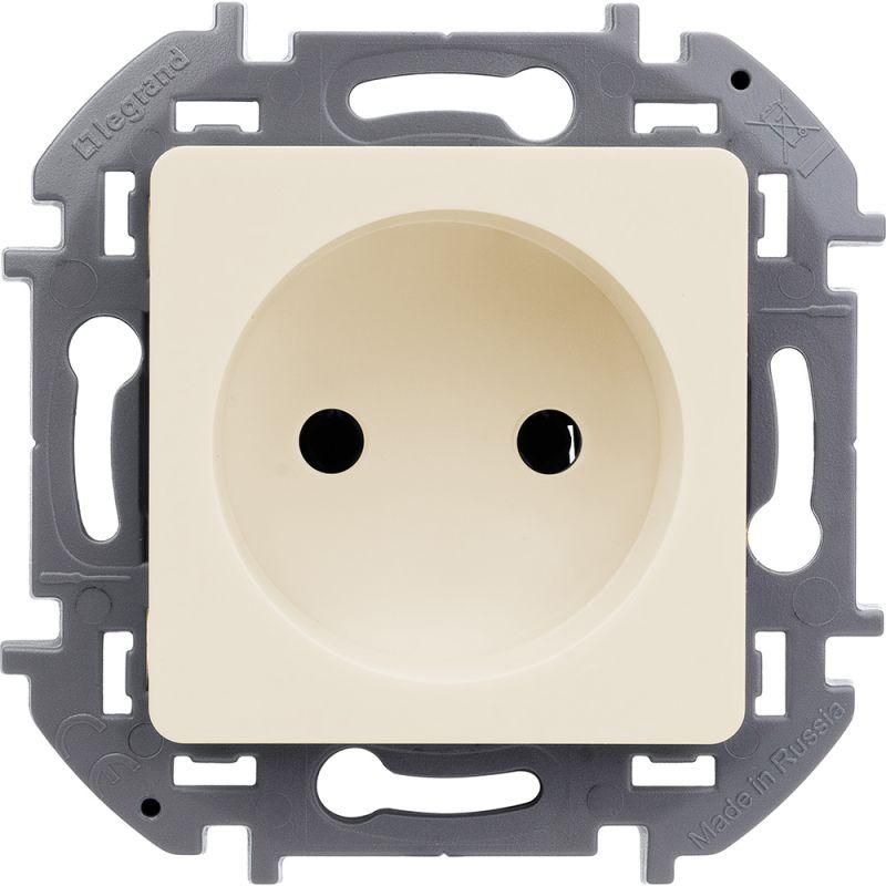 Розетка 1-м СП Inspiria 16А IP20 250В 2P механизм сл. кость IEK 673711