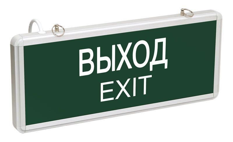 Светильник светодиодный ССА 1001 «ВЫХОД-EXIT» 3Вт аварийный односторонний IEK LSSA0-1001-003-K03