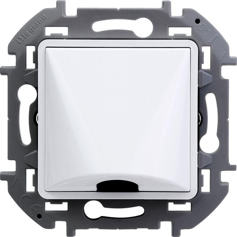 Вывод кабеля Inspiria с зажимом для крепления бел. IEK 673890