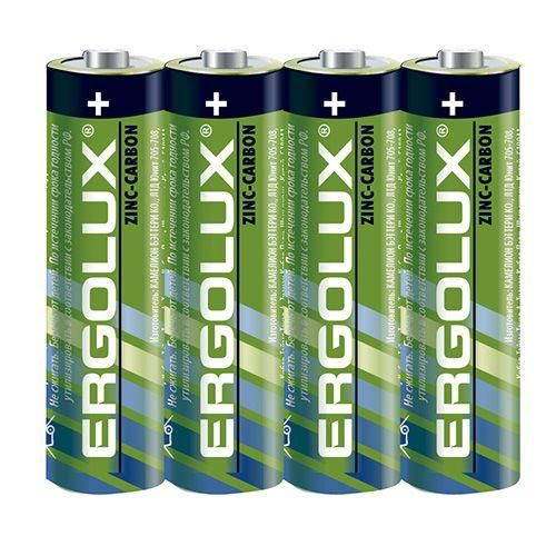 Элемент питания солевой AA/R6 1.5В R6SR4 SR4 (уп.4шт) Ergolux 12441