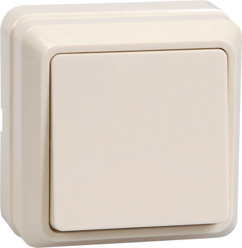 Выключатель 1-кл. ОП Октава 10А IP20 ВС20-1-0-ОКм крем. GENERICA EVO10-K33-10-DC