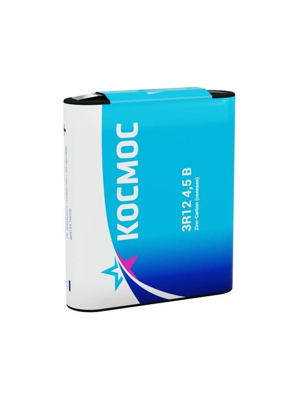 Элемент питания солевой «квадрат» 3R12 КОСМОС KOC3R12