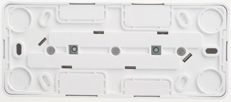 Розетка 3-м ОП Этюд 16А IP20 250В с заземл. защ. шторки бел. SE PA16-012B