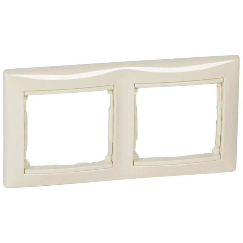 Рамка 2-м Valena горизонт. сл. кость (DIY-упак.) IEK 695632