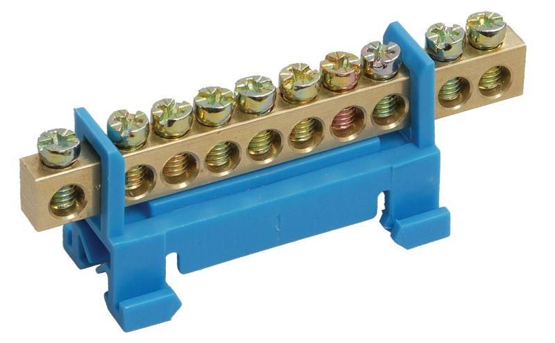 Шина нулевая на DIN-изол. «Стойка» ШНИ 6х9-10-С-С IEK YNN10-69-10P-K07
