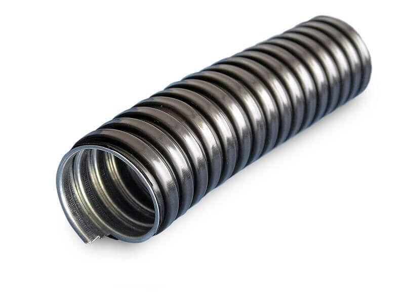 Металлорукав в ПВХ изоляции Р3-ЦПнг 20 d20мм без протяжки черн. (уп.50м) ГОФРОМАТИК zeta44205