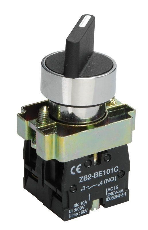 Переключатель LAY5-BD33 на 3 полож. 2НО черн. I-O-II станд. ручка KARAT IEK BSW60-BD-3-K02