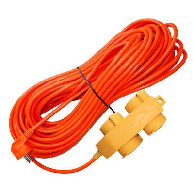 Удлинитель-шнур 4х20м с заземл. 16А IP44 У16-040 ПВС 3х1.5 с защ. крышкой UNIVersal 9633861