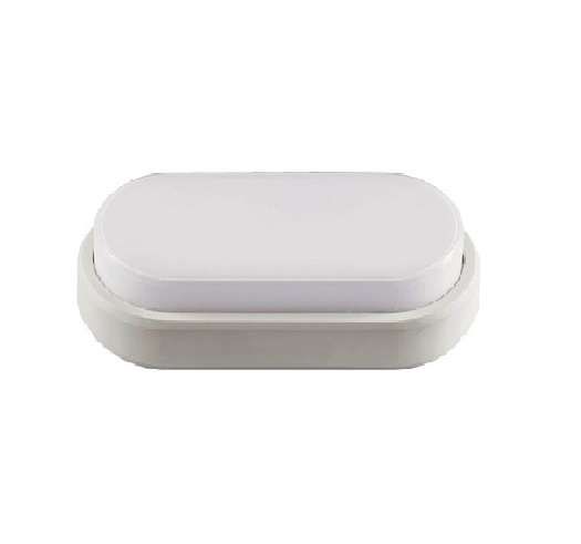 Светильник светодиодный «Банник» PBH-PC2-OA 12Вт 4000К IP65 ЖКХ ДБП овал. пылевлагозащ. бел. JazzWay 1035677A