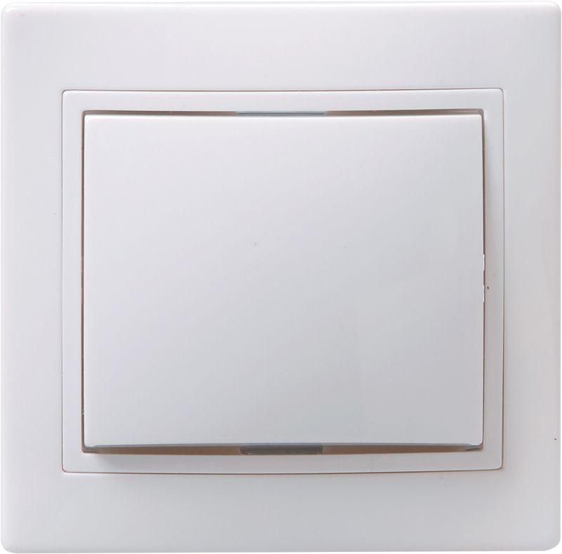 Выключатель 1-кл. СП Кварта 10А IP20 ВС10-1-0-КБ бел. GENERICA EVK10-K01-10-DM