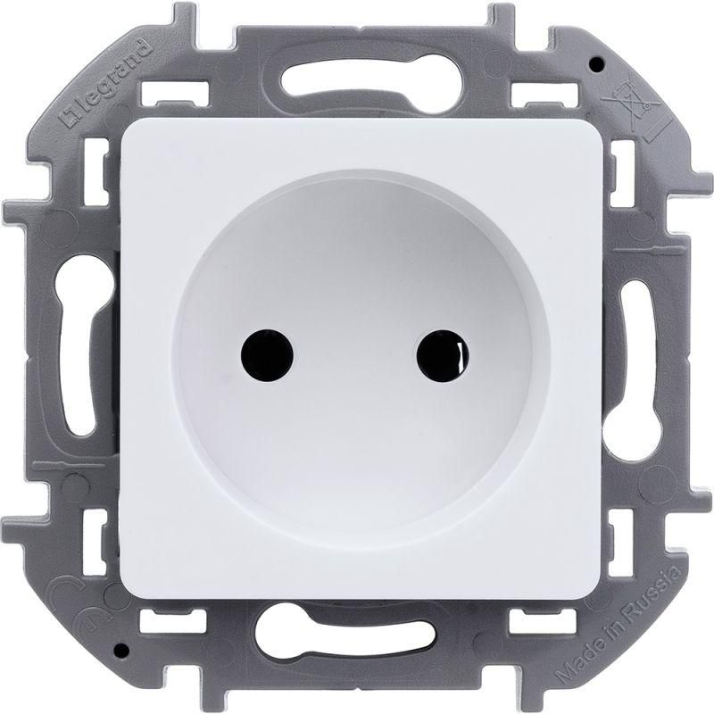 Розетка 1-м СП Inspiria 16А IP20 250В 2P механизм бел. IEK 673710