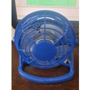 Вентилятор (мини) USB синий