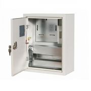 Щит учета ЩУ-1Н-12 400х315х160 универ окно с зам. металл сер IP54 «КРЗМИ»