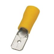 Клемма плоская изол.штекер «REXANT» W-6.3mm / 4-6мм²