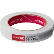 Скотч «ЗУБР» малярный маленький ( Лента малярная креповая (19 мм. 50 м) «ЭКСПЕРТ» )