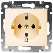 Механизм розетки 1-м.с заземл.сл.кость«Legrand» Valena DIY
