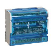 Шина в корпусе (кросс-модуль) 4 х11 на DIN-рейку 3L+PEN «IEK»