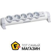 Колодка АВС-пластик с выкл. 6-м с заземл. «LEZARD  Lila» 16А