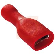 Клемма плоская полн.изол.гнездо «REXANT» W-5mm / 0,5-1,5мм²