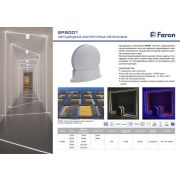 Светодиодный свет,«FERON» SP5001 85-265V 6W IP54для архитектурной подсветки,зеленый