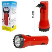 Фонарь светод.аккум.«Smartbuy» 4V, 4 LED, 20 Лм, красный