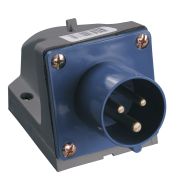Вилка стационарная 2Р+РЕ 16А 220В IP44 ( 513 ) «IEK»