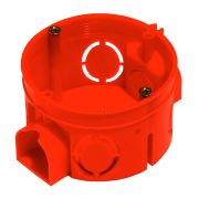 Подрозетник «HEGEL» красный 68/42 блочный КУ1101