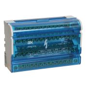 Шина в корпусе (кросс-модуль) 4 х15 на DIN-рейку 3L+PEN «IEK»