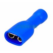 Клемма плоская полн.изол.гнездо «REXANT» W-6.6mm / 1,5-2,5мм²