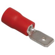 Клемма плоская полн.изол.штекер «IEK» W-4,8mm / 0,7-1,5мм²