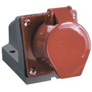Розетка стационарная 3Р+РЕ 32А 380В IP44 «IEK»