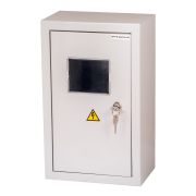 Щит с монтажной панелью ЩМП 360х225х140 настен окно с зам. металл сер IP54 «КРЗМИ»