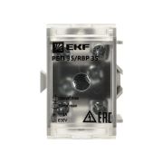 БЛОК РАСПРЕДЕЛИТЕЛЬНЫЙ «EKF» ПРОХОДНОЙ РБП 35 (1Х35 - 4Х6 ММ2) 125/50 А