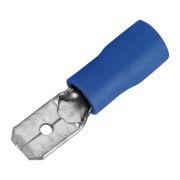 Клемма плоская изол.штекер «REXANT» W-6.3mm / 0,5-1,5мм²