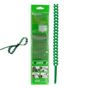 Хомут нейлоновый (кабельная стяжка) 10 х 300мм. зелёный RAPSTAP «SE» ( 24шт.)