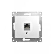 Механизм розетки комп.RJ45 бел.«SE» Glossa